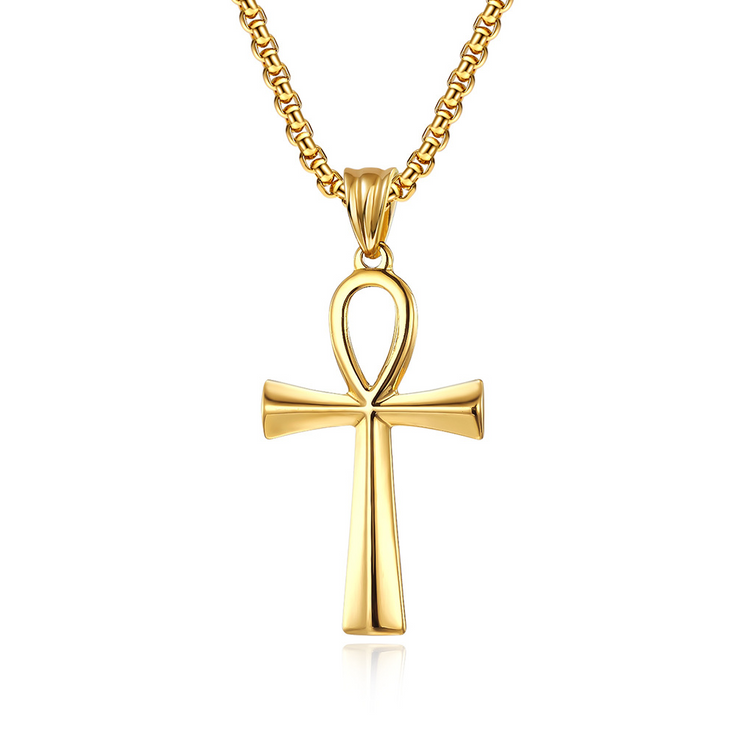 Symbolic Ankh Pendant Necklace