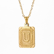 Classic Initial Pendant Necklace