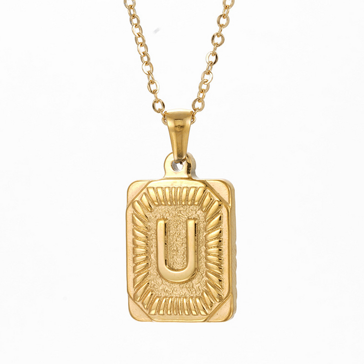 Classic Initial Pendant Necklace