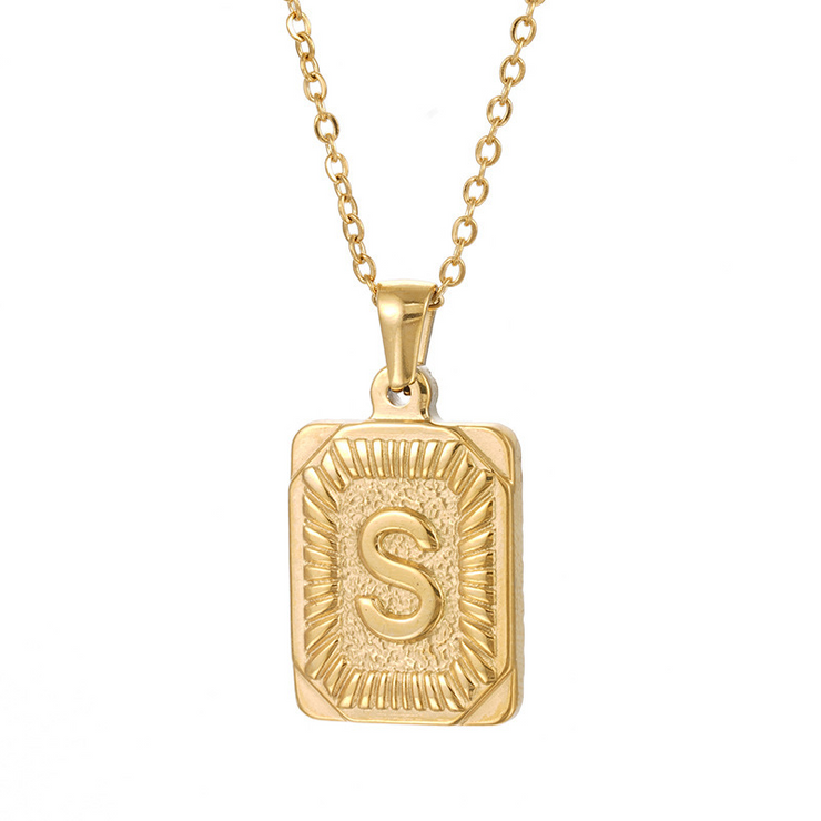 Classic Initial Pendant Necklace