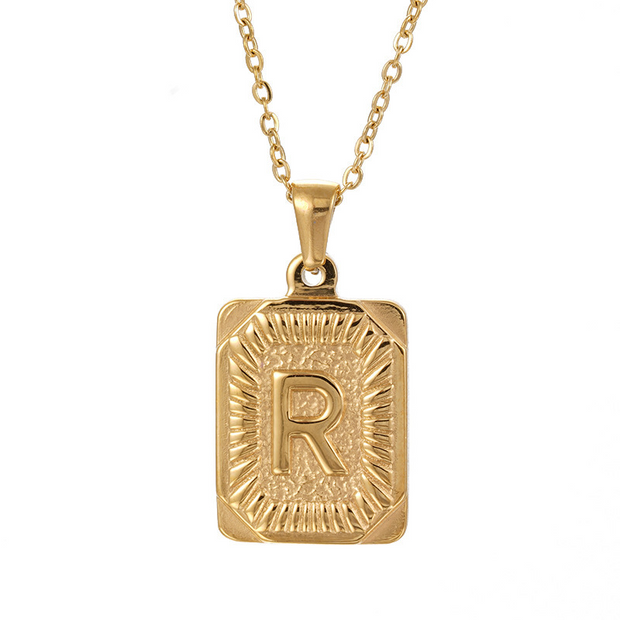 Classic Initial Pendant Necklace