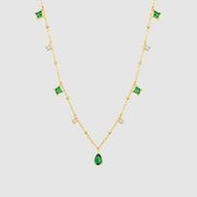 Elysee Necklace in Emerald Green