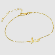 Anklet With Personal Engraving